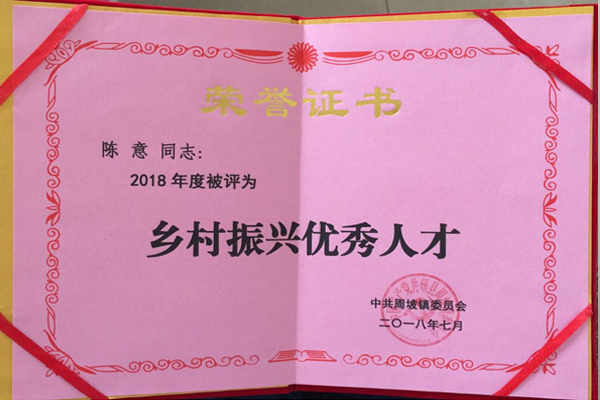 乡村振兴人才证书
